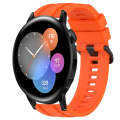 For Honor Watch GS 3 Long & Short Sports Solid Color Silicone Watch Band Set(Orange)