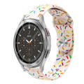 For Samsung Gear S2 Classic Sports Rainbow Dots Silicone Buckle Watch Band(Starlight Color)