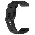 For Amazfit T-Rex Ultra Silicone Sports Watch Band(Black)