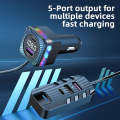 CS11 Multi-Port Rear Seat Extended Car Fast Charger Support Bluetooth MP3 Play