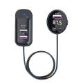 CS8 Black Bluetooth MP3 Play FM Transmitter Car Charger Rear Seat Extended Car Charger