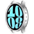For Samsung Galaxy Watch 6 44mm Half Coverage Hollow PC Watch Protective Case(Transparent)