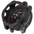 For Garmin Epix Pro 47mm / Fenix 7 / 7 Pro Armored TPU Half Wrapped Watch Protective Case(Black)