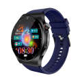 ET340 1.46 inch Color Screen Smart Silicone Strap Watch,Support Blood Oxygen / Blood Glucose / Ur...