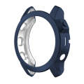 For Garmin Fenix 7X Pro Half Package Electroplated TPU Watch Protective Case(Blue)