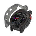 For Garmin Fenix 7X Pro Half-Package TPU Watch Protective Case(Transparent Black)