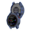 For Garmin Fenix 7 Pro Half-Package TPU Watch Protective Case(Transparent Blue)