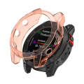 For Garmin Epix Pro 42mm Half-Package TPU Watch Protective Case(Transparent Orange)