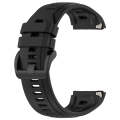 For Garmin Approach S70 47mm 22mm Sports Silicone Watch Band(Black)