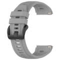 For Garmin Approach S70 47mm 22mm Sports Silicone Watch Band(Grey)