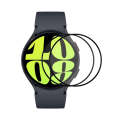 For Samsung Galaxy Watch6 44mm 2pcs ENKAY Silk Print Full Glue Coverage High Aluminum-silicon Scr...