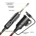 TR-29 Car Cigarette Lighter Extension Cord Male Plug to Female Socket with 16AWG Extender Cable