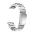 For Garmin Fenix 7X 26mm Titanium Alloy Quick Release Watch Band(Sliver)