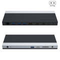 Wavlink UMD05 Display Port HDMI Port RJ45 Ethernet Triple Display MST Laptop Docking Station, Plu...