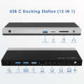 Wavlink UMD05 Display Port HDMI Port RJ45 Ethernet Triple Display MST Laptop Docking Station, Plu...