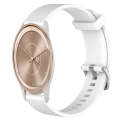 For GarminMove Trend 20mm Diamond Textured Silicone Watch Band(White)
