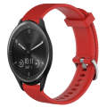For Garmin Vivomove Sport 20mm Diamond Textured Silicone Watch Band(Red)