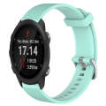 For Garmin Forerunner 245 20mm Diamond Textured Silicone Watch Band(Teal)