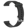 For Huawei Watch GT3 Pro 43mm 20mm Diamond Textured Silicone Watch Band(Dark Grey)
