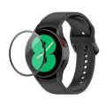 For Samsung Galaxy Watch4 40mm JUNSUNMAY Silicone Adjustable Strap + Full Coverage PMMA Screen Pr...