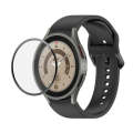 For Samsung Galaxy Watch5 Pro 45mm JUNSUNMAY Silicone Adjustable Strap + Full Coverage PMMA Scree...