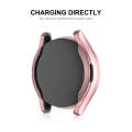 For Samsung Galaxy Watch6 40mm ENKAY Hat-Prince Full Coverage Electroplated Soft TPU Case with Sc...
