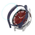 For Samsung Galaxy Watch6 Classic 47mm ENKAY Hat-Prince Electroplated Hard PC Case + 0.2mm 9H Gla...