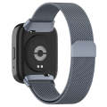 For Redmi Watch 3 Active Milan Magnetic Steel Mesh Watch Band(Gray)