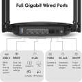 WAVLINK WN531MX3 Wider Coverage AX3000 WiFi 6 Wireless Routers Dual Band Wireless Repeater, Plug:...