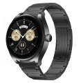 For Huawei Watch Buds 22mm I-Shaped Titanium Alloy Watch Band(Black)