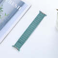 For Apple Watch 5 40mm Denim Magnetic Watch Band(Cyan)