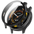 For Garmin Venu 3 PC + Tempered Film Integrated Watch Protective Case(Black)