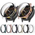 For Garmin Venu 3 PC + Tempered Film Integrated Watch Protective Case(Transparent)