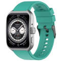 For OPPO Watch 4 Pro 22mm Solid Color Silicone Watch Band(Teal)