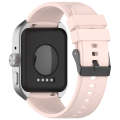 For OPPO Watch 4 Pro 22mm Solid Color Silicone Watch Band(Pink)