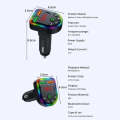 P20 Dual USB Port Car Bluetooth Hands-Free Calling Car MP3 Audio Digital Display USB Car Charger