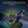 P3 Car Bluetooth Hands-Free AUX Audio Car MP3 Player FM Transmitter PD Fast Charger