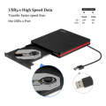 BT669 USB3.0 Laptop CD / DVD Burner Player Optical Drive Case External DVD Drive Enclosure