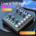 BM800 Live Sound Card with Condenser Microphone Kit(Black)
