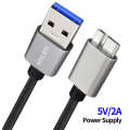 JUNSUNMAY USB 3.0 Male to Micro-B Cord Cable Compatible with Samsung Camera Hard Drive, Length:1m