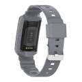 For Fitbit Charge 6 / 5 / 4 / 3 Armor Integrated TPU Watch Band(Gray)
