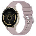 For Garmin Venu 3S Liquid Glossy Silver Buckle Silicone Watch Band(Purple)