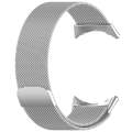 For Google Pixel Watch 2 Milan Magnetic Steel Mesh Watch Band(Silver)