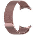For Google Pixel Watch 2 Milan Magnetic Steel Mesh Watch Band(Pink)
