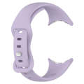 For Google Pixel Watch 2 Small Waist Butterfly Buckle Silicone Watch Band(Purple)