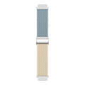 For Huawei Watch GT4 41mm Integrated Buckle Braided Nylon Watch Band(Rock Blue+Starlight)