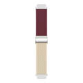 For Huawei Watch GT4 41mm Integrated Buckle Braided Nylon Watch Band(Wine Red+Starlight)