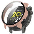For COROS Pace 3 Shell + Tempered Film Integrated Watch Protective Case(Pink)