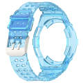 For Samsung Galaxy Watch6 Classic 43mm  R950 Glacier TPU Integrated Watch Band(Blue)