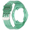 For Samsung Galaxy Watch6 Classic 47mm  R960 Glacier TPU Integrated Watch Band(Green)